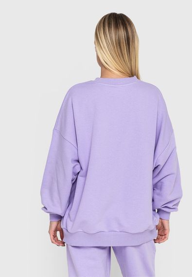 Світшот жіночий бузкового кольору, 2XL | Зображення 1