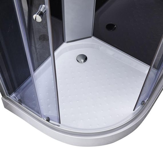 Душовий бокс Lidz Tani SB90x90.SAT.LOW.GR, скло тоноване 4 мм | Зображення 4