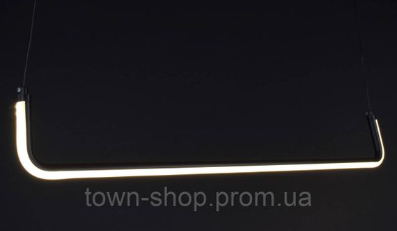 Люстра потолочная LED H28L-1-1200-bk Черный 20-150х12х122 см. | Зображення 1