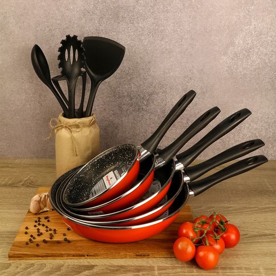 Сковорода антипригарна Vitrinor K2 Red 20 см 1105675 сталева для всіх плит | Зображення 7