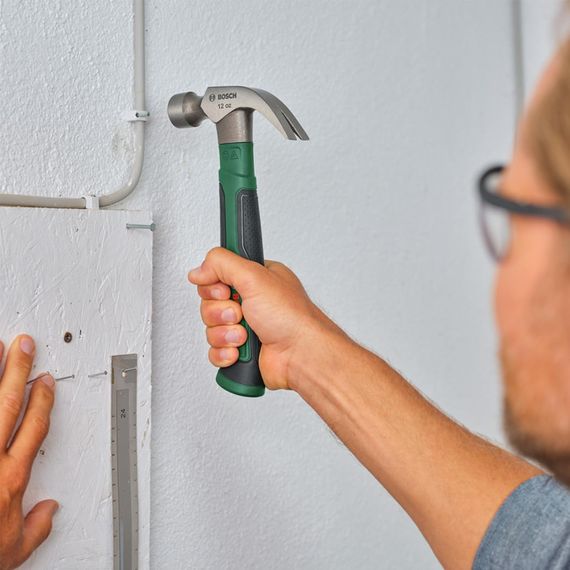 Молоток Bosch слюсарний 340г 24.2см руків'я скловолокно (1.600.A02.W7X) | Зображення 1