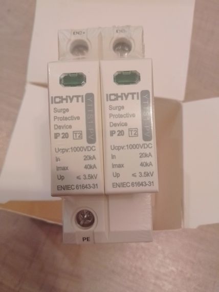 УЗИП DC до 40ka 1000V ICHYTI устройство защиты | Зображення 6