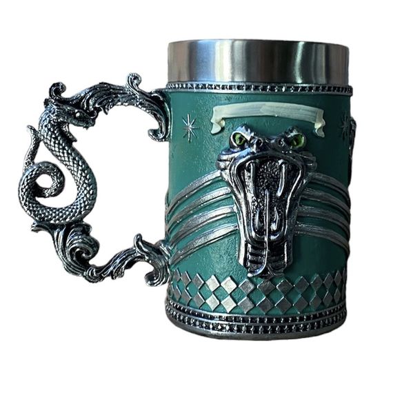 Кухоль Чашка Келих 3D Неіржавка сталь Гаррі Поттер Слизерин 500 мл | Зображення 4