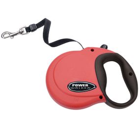 Рулетка Coastal Power Walker Retractable Leash до 14.5 кг, лента 4.8 м, красная