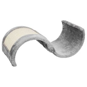 Дряпка-хвиля Trixie Wave для котів плюш/сизаль сіра 29x18x50 см