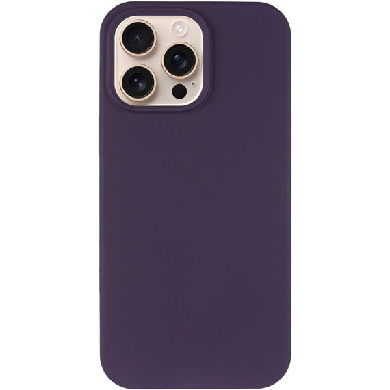 Чохол Silicone Case Full Protective (AA) NO LOGO для Apple iPhone 16 Pro (6.3") Фіолетовий / Elderberry | Зображення 1