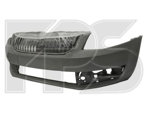Бампер передний Skoda Octavia A7 13- с решеткой (FPS) 5E0807217