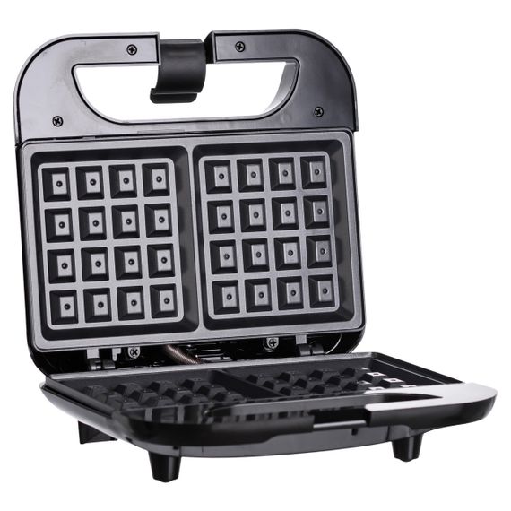 Вафельниця з антипригарним покриттям, швидким нагріванням і квадратною формою вафель 750 Вт Sokany SK-08070 | Зображення 2