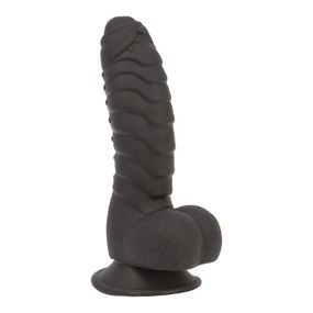Фалоімітатор ADDICTION Ben 7" Dildo With Balls Black, віброкуля в подарунок sexstyle