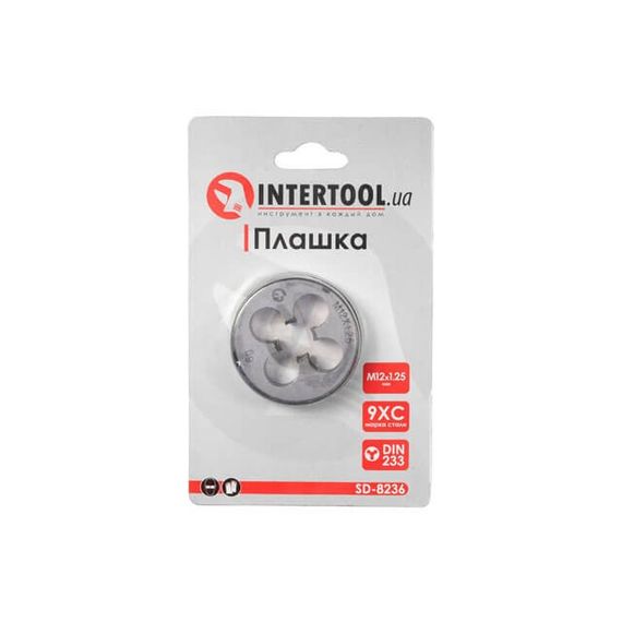Плашка M12x1,25 мм INTERTOOL SD-8236 | Зображення 2