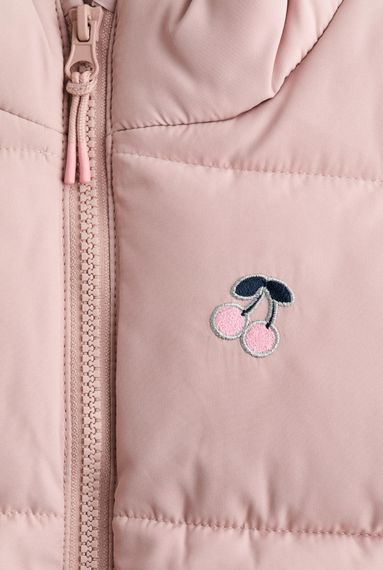 Дитячий стьобаний дутий жилет для дівчинки H&M 92 см Рожевий (26031001A) | Зображення 1