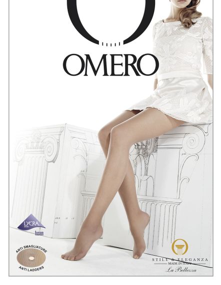 Колготки не пускають стріл Omero Permaneo, Italy 20 den, розміри S,M, L,XL, Колір nero, чорний