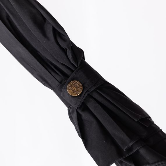 Класична парасолька-тростина напівавтомат з поліестеру 8 спиць діаметр 124 см Чорна HP-23-6B | Зображення 8