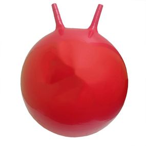 М'яч для фітнесу (фітбол) BT-PB-0178(Red)  з ріжками 55 см