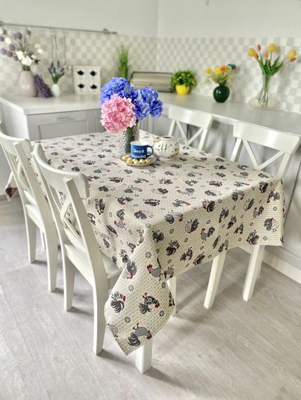 Скатертина гобеленова EDEN465B Limaso, 137x220, Прямокутна, Повсякденний, Без люрексу, 75% поліестер, 22% бавовна, 3% акрил, Гобелен | Зображення 5
