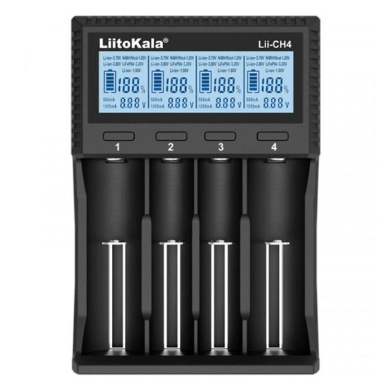Універсальний зарядний пристрій LiitoKala 5V 2A на 4 канали Lii-CH4 (46668-LiitoKala Lii-CH4_405) | Зображення 3