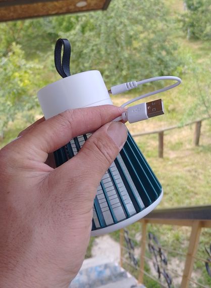 Антикомаріяна лампа проти комарів 5 W на 5 вольтів адаптера power bank | Зображення 5