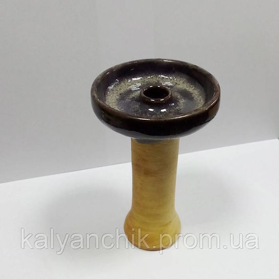 Чаша для кальяна 2x2Hookah Flat Brown Фанел