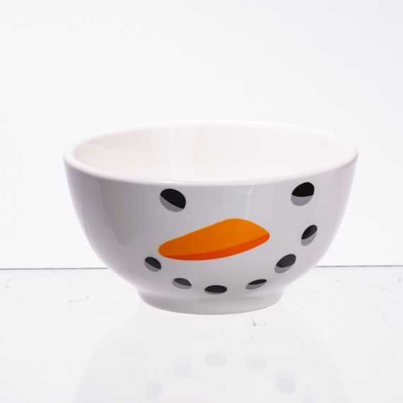 Набір порцелянова чашка з піалою Snowman 350 (мл) чашка на подарунок новорічна для чаю та кави CR-1-49 | Зображення 3