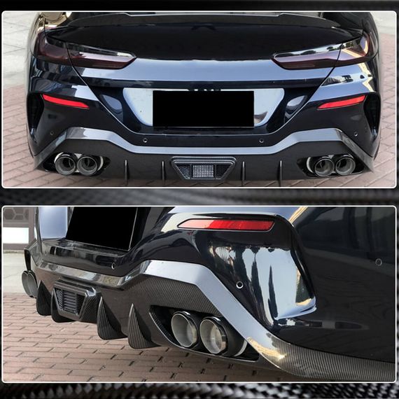 Дифузор заднього бампера V1 (для G16 M-Sport, Карбон) для BMW 8 cерія G14/G15/G16 2018- рр | Зображення 3