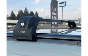 Поперечины на интегрированные рейлинги Ecem V2 120 см (2 шт) Серый для Lincoln MKC 2015- гг