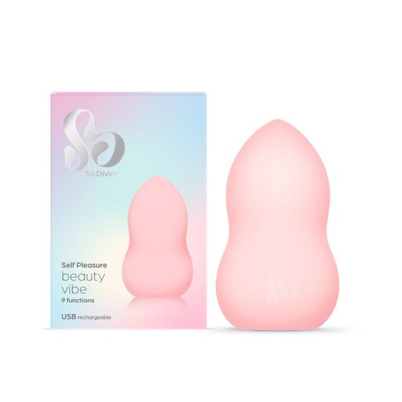 Міні вібратор Beauty Vibe колір: пудровий So Divine (Велика Британія) Sex Aura