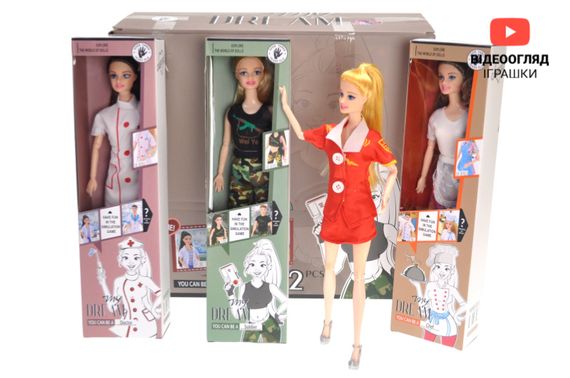Лялька LD6008 "My Dream" "Професії" 12шт в блоці р.35x16x32см YG Toys | Зображення 1