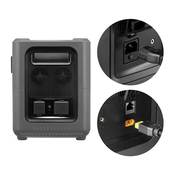 Станція зарядна портативна 1.8 кВт, 1536 Втг, LiFeP04, бездротова зарядка, знімний повербанк, STORM INTERTOOL | Зображення 4