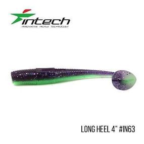 Силиконовая приманка, Съедобный силикон Intech Интеч Long Heel 4"6 шт IN63