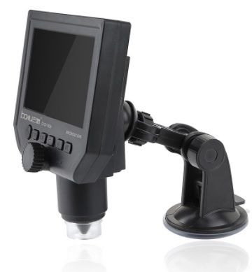 Відеомікроскопи BAKKU BA-006 з дисплеєм 4,3 ", збільшення 1-600X, 3.MP, Black, Пам'ять 8 Гб (208 * 170 * 80) 0,5 кг