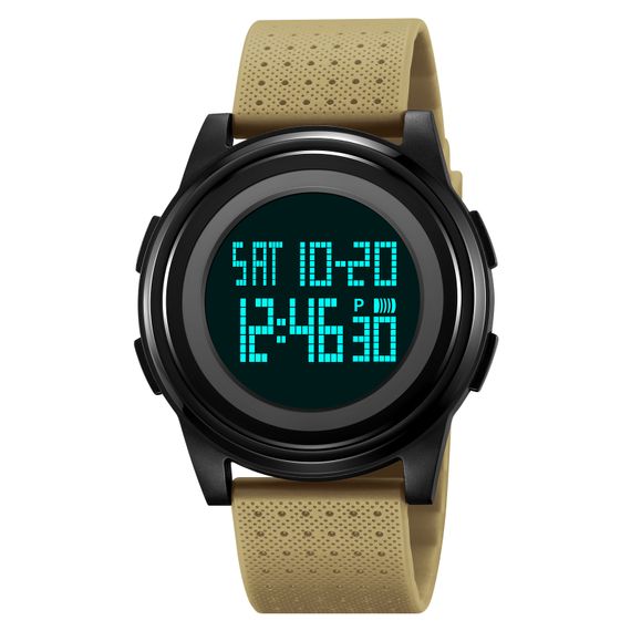 Чоловічий годинник Skmei 2378KH Khaki | Зображення 1