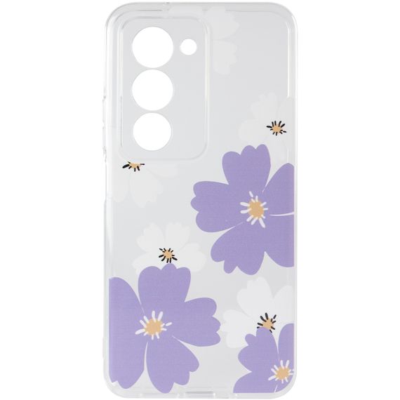 Чохол TPU Clear Joy для Xiaomi Redmi 15 4G (Global) / 5G Pastel Daisies | Зображення 1