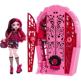Кукла Monster High Набор-сюрприз Ужас-секреты Дракулоры серии Цвет и тьма (HYT72)