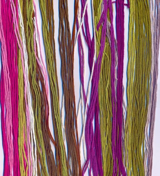 Набор для вышивания по нанесённой на канву схеме "Purple flower 3". AIDA 14CT printed, 29*29 см | Зображення 9