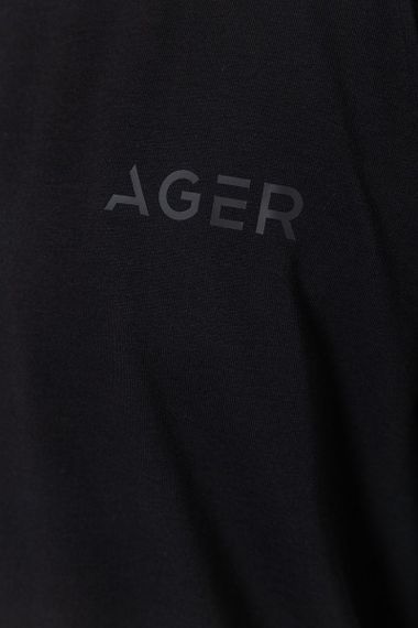 Футболка мужская  AGER  цвет черный 223R011 | Зображення 4