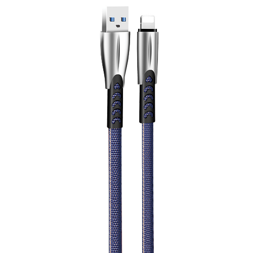 Кабель USB Lightning ColorWay CW-CBUL010-BL 2,4A 1м синій