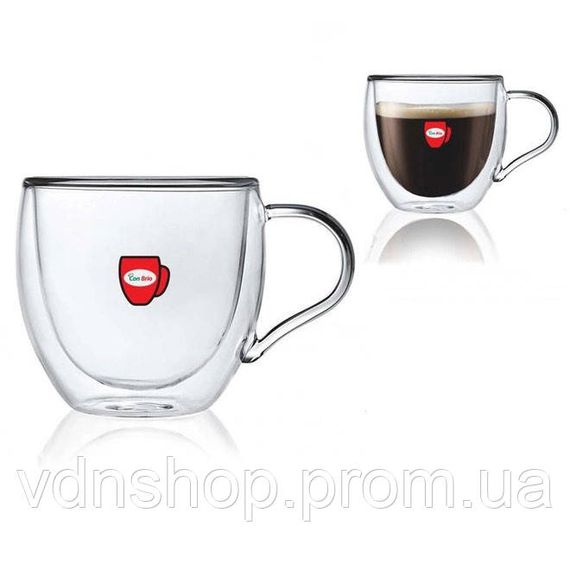 Чашка с двойными стенками премиум Con, Кружка для кофе с двойным дном Чайные чашки двойным дном PB-11