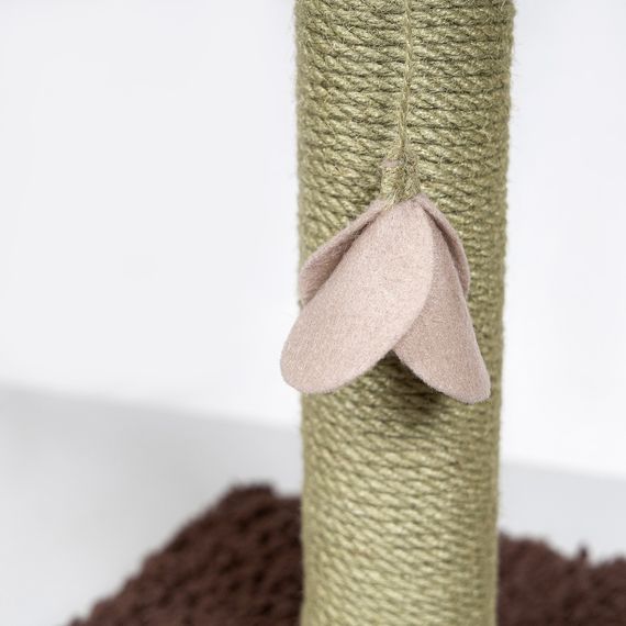 Дряпка Priroda Teddy стовпчик для котів 32×32×53 см | Зображення 2
