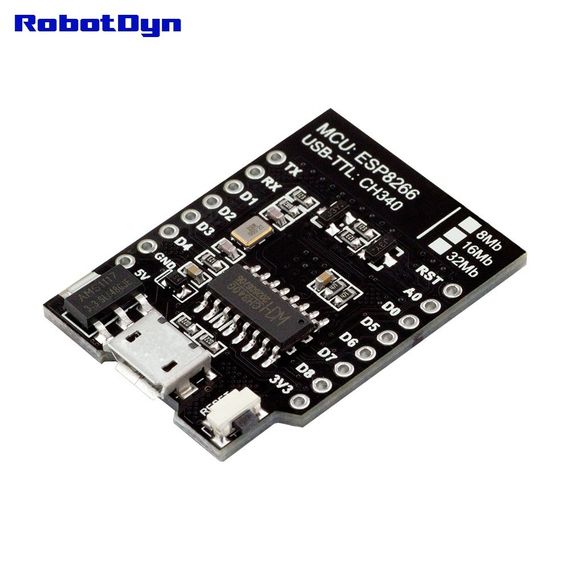 Контролер для розробки WIFI D1 MINI ESP8266 CH340G | Зображення 3