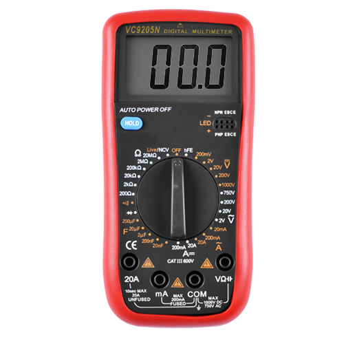 Мультиметр цифровой тестер VC-9205N