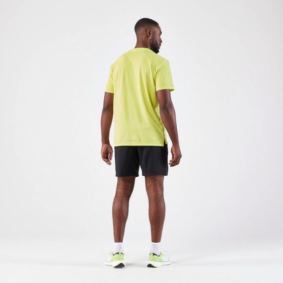 Футболка чоловіча Кiprun Run 500 для бігу лимонна - 2XL. | Зображення 4