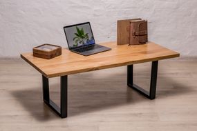 Кофейный стол в гостиную EcoWalnut с прямоугольными краями L (дуб)