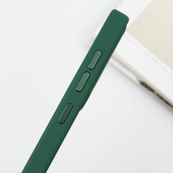 TPU чохол Bonbon Metal Style для Samsung Galaxy S24+ Зелений / Pine green | Зображення 4