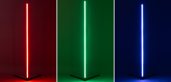 Торшер с пультом управления FE-061 WH 17W RGB+3000K+IC | Зображення 1