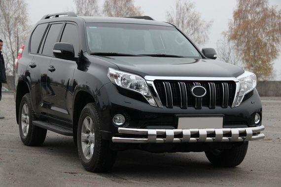Передній захист ST016-2 (нерж) для Toyota Land Cruiser Prado 150 | Зображення 2