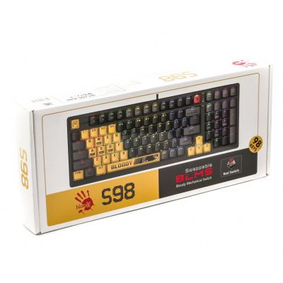 Клавиатура A4Tech Bloody S98 RGB BLMS Red Switch USB Sports Lime (4711421000406) | Зображення 2