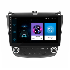 Штатная магнитола Lesko для Honda Accord VII Рестайлинг 2005-2008 экран 10" 1/16Gb/ Wi-Fi Optima GPS Android