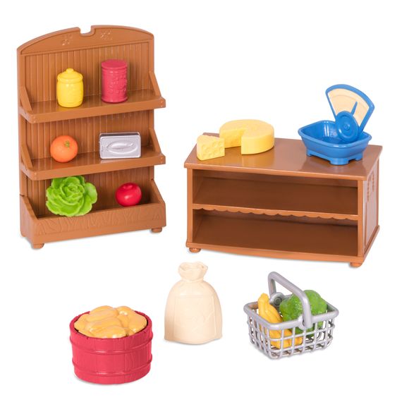 Набір аксесуарів Li'l Woodzeez Продуктові полички WZ6591Z (WZ6591Z)