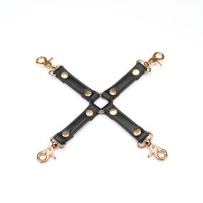 Хрестовина Liebe Seele Black Organosilicon Hogtie, екошкіра sexstyle