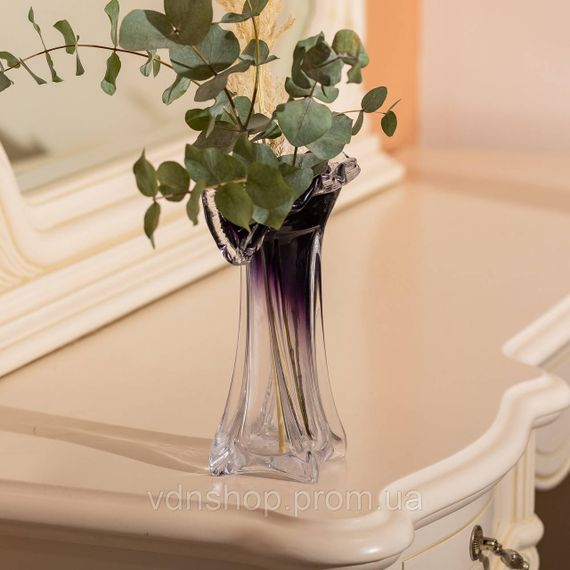 Ваза для квітів 22 см декоративна ваза для букета 200 мл Фіолетова HP-9-8 | Зображення 3